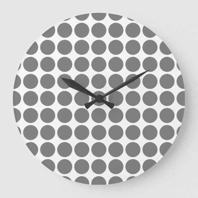 Mini Polka dots Wall Clock Stor Klocka (Framsida)