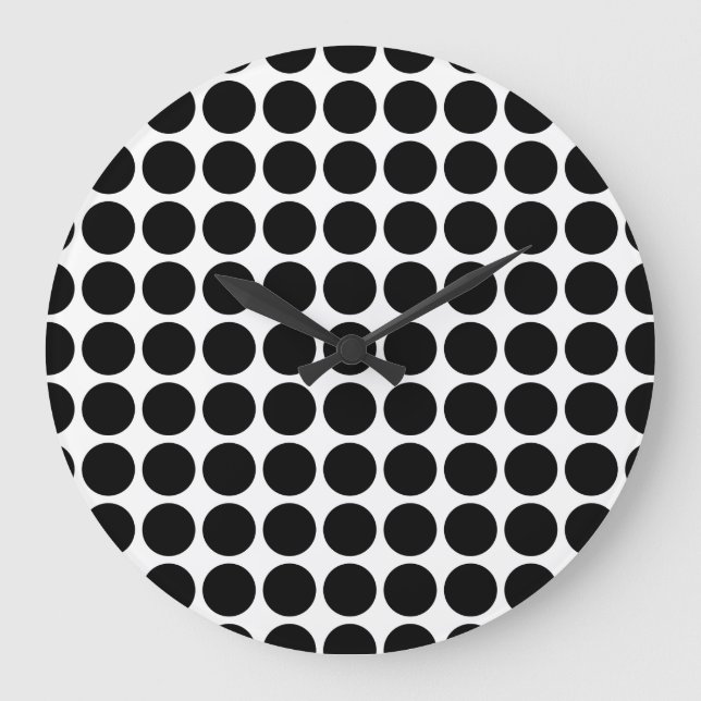 Mini Polka dots Wall Clock Stor Klocka (Framsida)