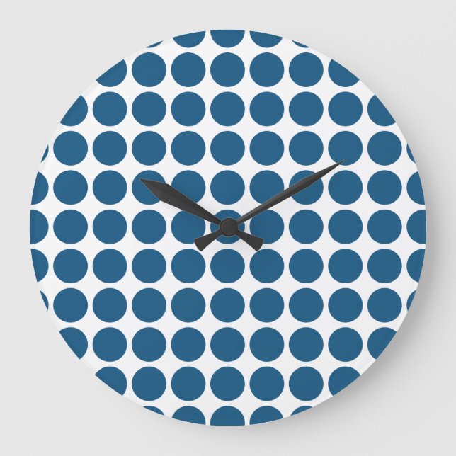Mini Polka dots Wall Clock Stor Klocka (Framsida)