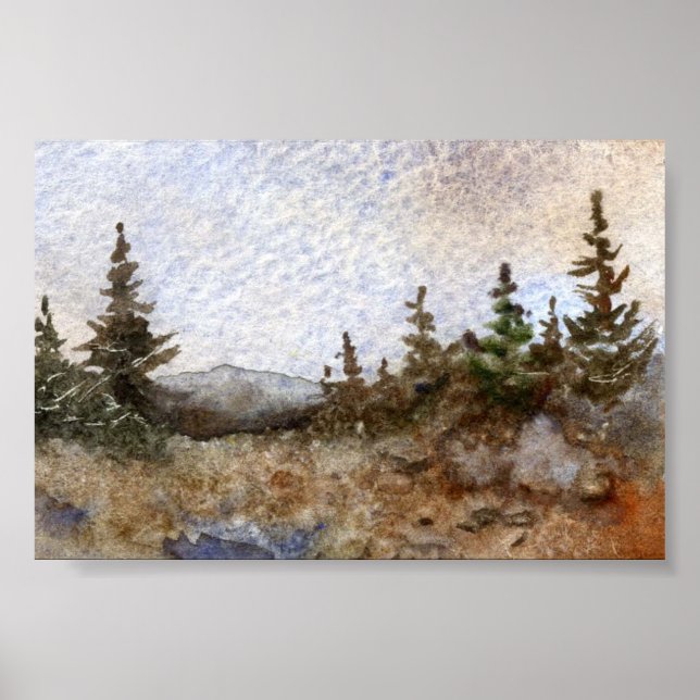 Mini-Poster i land landskap Poster (Framsidan)