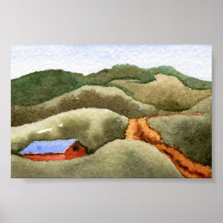 Mini-Poster i land landskap Poster