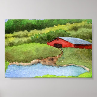 Mini-Poster i land landskap Poster