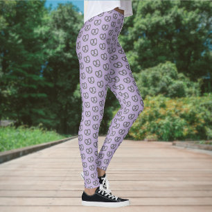 Mini Pretzel Snacks på Lilac (eller någon annan) P Leggings