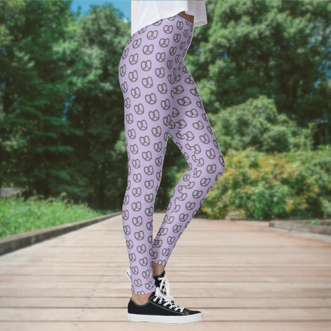 Mini Pretzel Snacks på Lilac (eller någon annan) P Leggings (Skapare uppladdad)