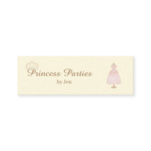 Mini Princess Party Affärskort