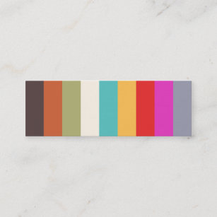 Mini-profilkort för färgat Rand Mini Visitkort