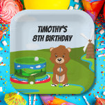 Mini Putt Putt Birthday Cute Gopher Kids Party<br><div class="desc">Den pappra plattformen i roligten har en fin smak bredvid ett mini-golfhinder som formas av födelsekakor,  med en klassisk kvarn som snurrar i bakgrunden och ger firande en nyans och roligt.</div>
