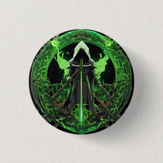 Mini Reaper Emblem i Grönt 6 Knapp