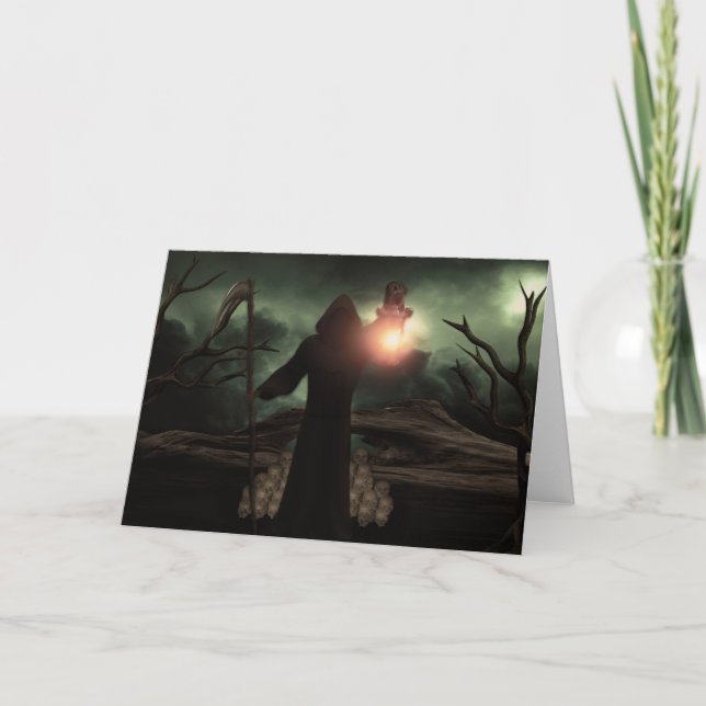 Mini Reaper Greeting Card Kort (Framsida)