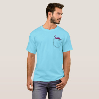 Mini Rosa Flamingo Shirt Pocket Pet Ro Feather G Tröja