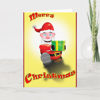 Mini Santa Helgkort