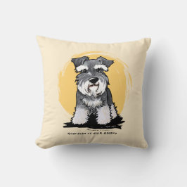 Mini Schnauzer KiniArt accent Pillow Kudde