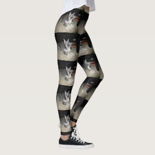 Mini_Schnauzer-läggning Leggings
