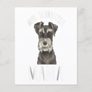 Mini Schnauzer Mamma Shirt Mini Schnauzer Mamma Flygblad
