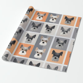 Mini Schnauzer-papper förpackning Presentpapper