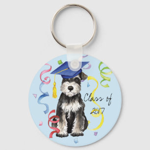 Mini Schnauzer Student Nyckelring