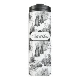 Mini SCHNAUZER Terrier Black Toile med eget namn