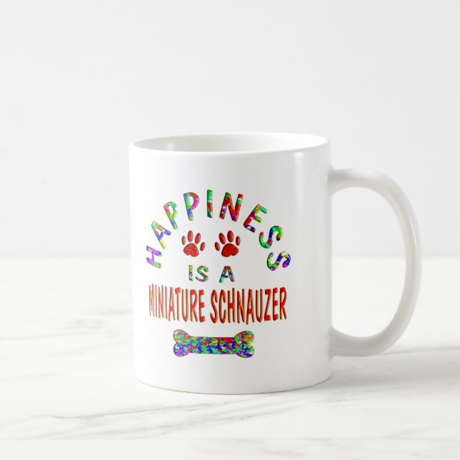 Mini- Schnauzerlycka Kaffemugg (Höger)