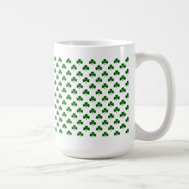 Mini- shamrockskaffemugg för Sts Patrick dag Kaffemugg (Höger)