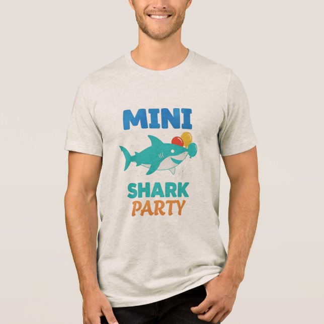 MINI SHARK PARTY T SHIRT (Framsida)