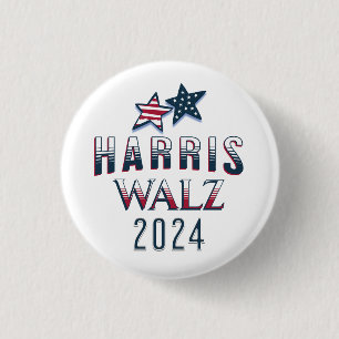 Mini Sized Harris and Walz 2024 Knapp