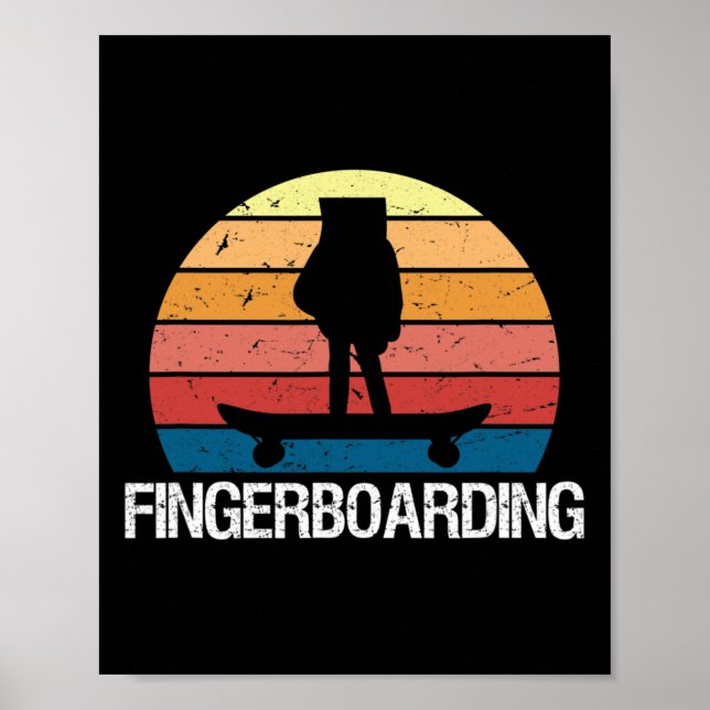 Mini skateboard finger fingerboard  poster (Framsidan)