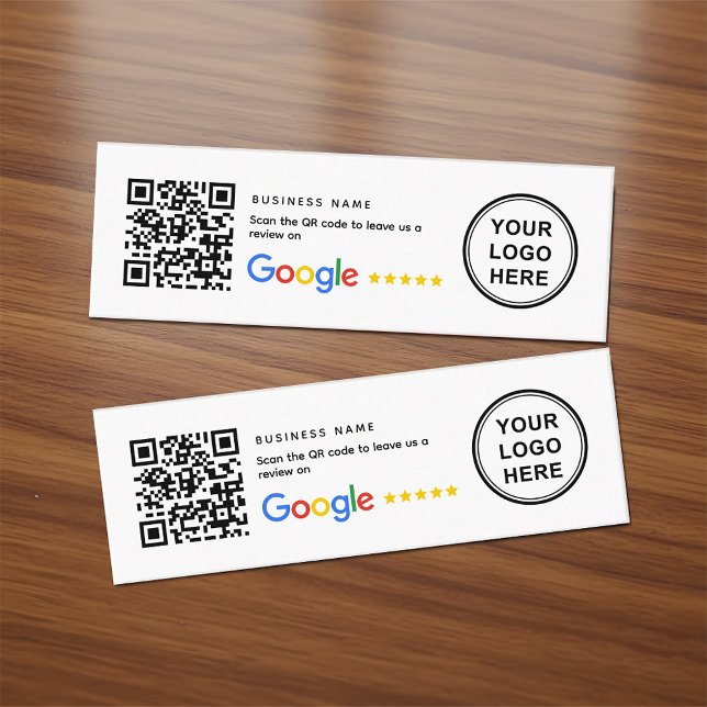 Mini Small QR Code Google Review Business Inserts Visitkort (Skapare uppladdad)