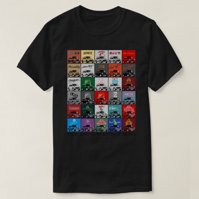 Mini - speciell upplagssymbol t shirt (Design framsida)