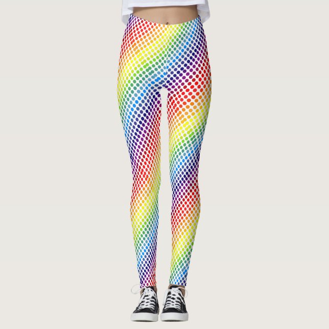 Mini Spectrum-prickar Leggings (Framsida)