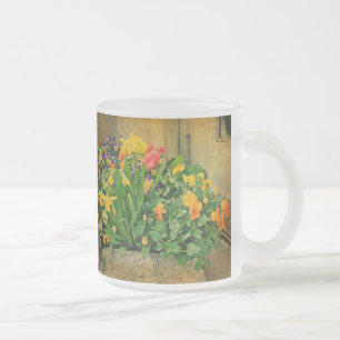 Mini Springtime Garden Frostad Glasmugg