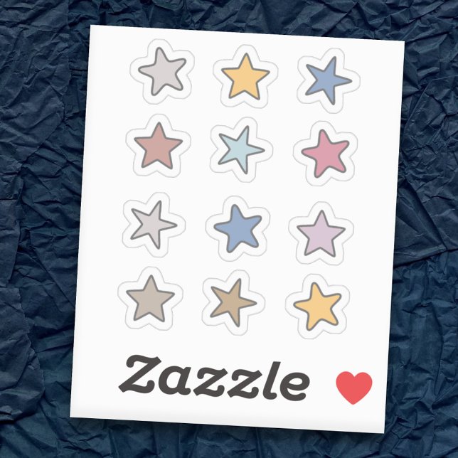 Mini Stars-stilar Klistermärken (Mini Stars Stickers Set)