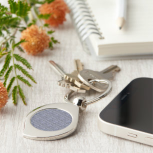 Mini Stone Tiles av Kenneth Yoncich Swirl Silverfärgad Nyckelring