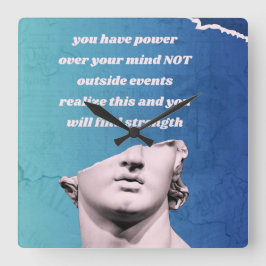 Mini-ström Fyrkantig Klocka