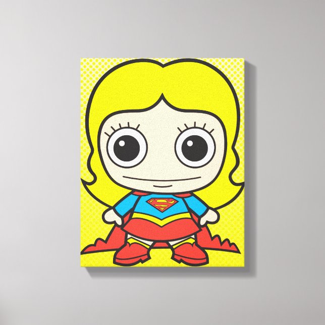 Mini Supergirl Canvastryck (Framsida)