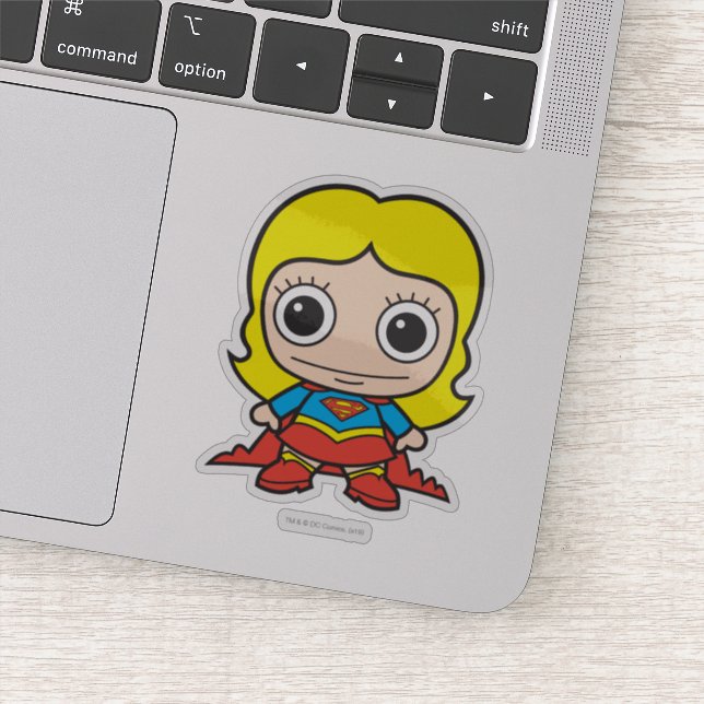Mini Supergirl Klistermärken (Detalj)
