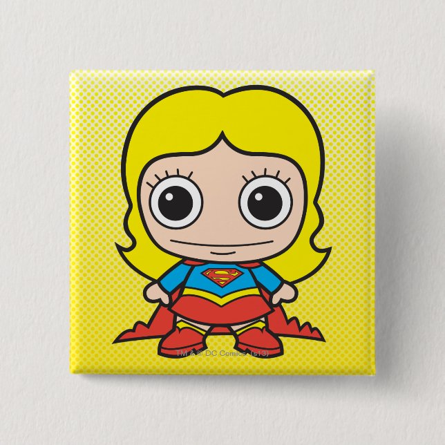 Mini Supergirl Knapp (Framsida)