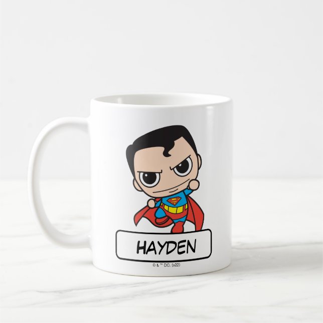 Mini Superman Flies Kaffemugg (Vänster)