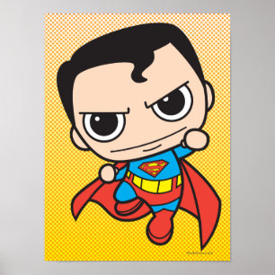 Mini Superman Flies Poster