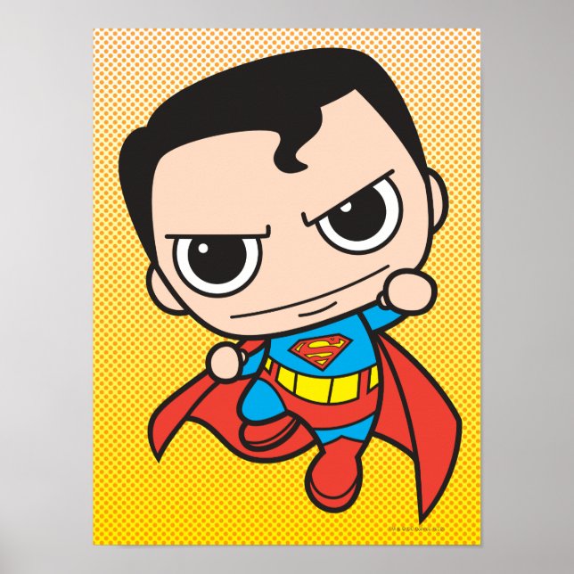 Mini Superman Flies Poster (Framsidan)