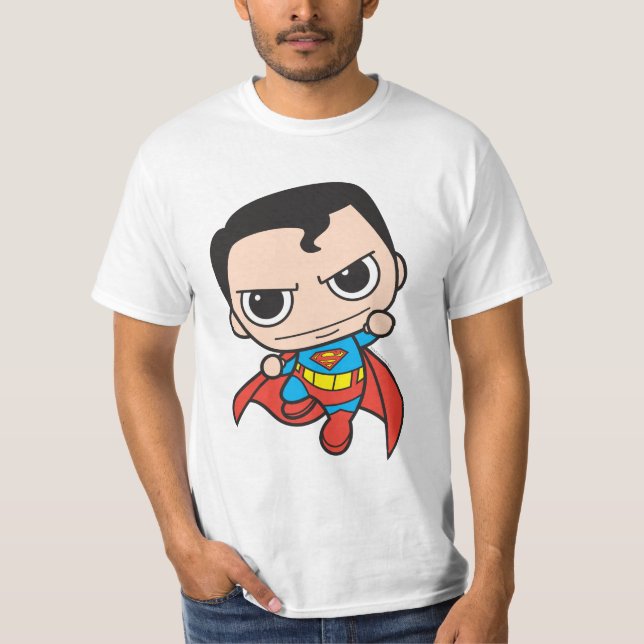 Mini Superman Flies Tee Shirt (Framsida)