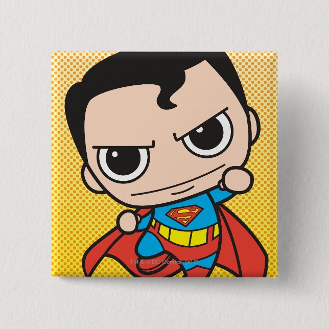 Mini Superman flyger Knapp (Framsida)