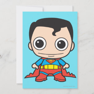 Mini Superman Inbjudningar