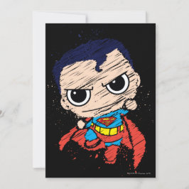 Mini Superman Sketch - Flygning Inbjudningar