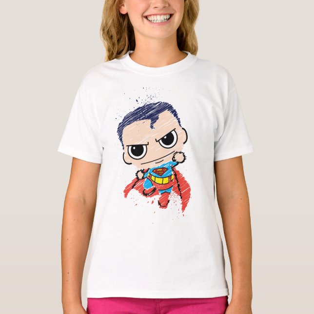 Mini Superman Sketch - Flygning Tröja (Framsida)