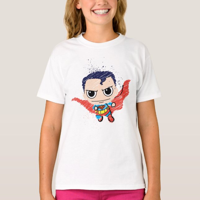 Mini Superman Sketch Tee (Framsida)