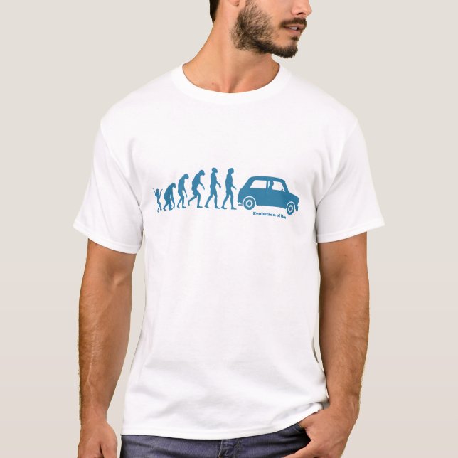 Mini- T skjorta för evolutionklassiker Tee Shirt (Framsida)