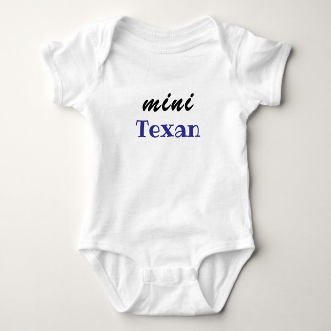 Mini Texan, Baby Shower Gift, Girl, Boy, Unisex T Shirt (Framsida)