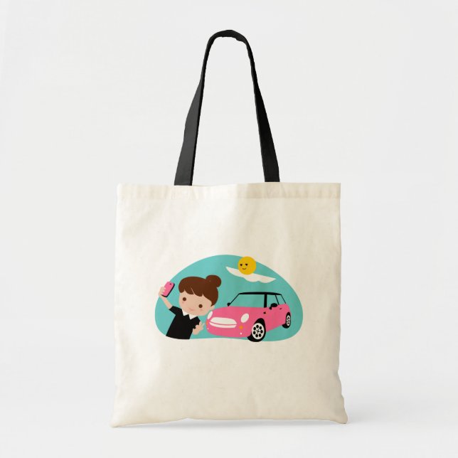 MINI Tote Bag Tygkasse (Framsidan)