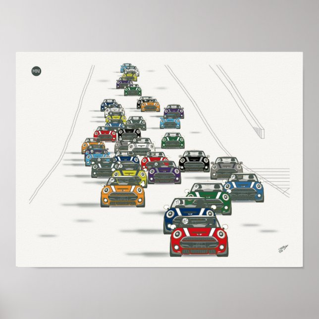 Mini Track Tävla 2 Poster (Framsidan)