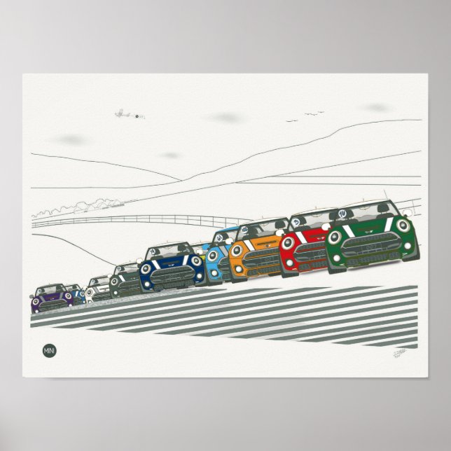 Mini Track Tävla 3 Poster (Framsidan)